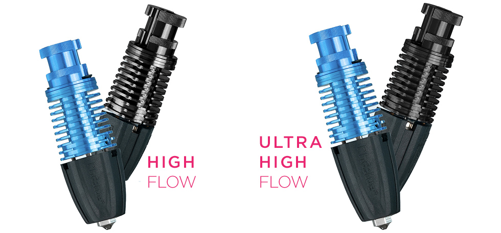 Rapido hotend in 2 versions hF and UHF