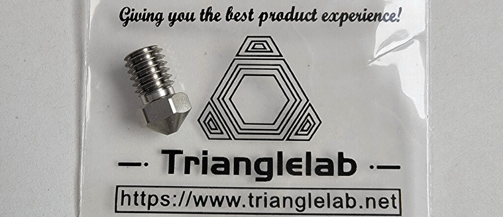 Unboxing of the HF Trianglelab nozzle